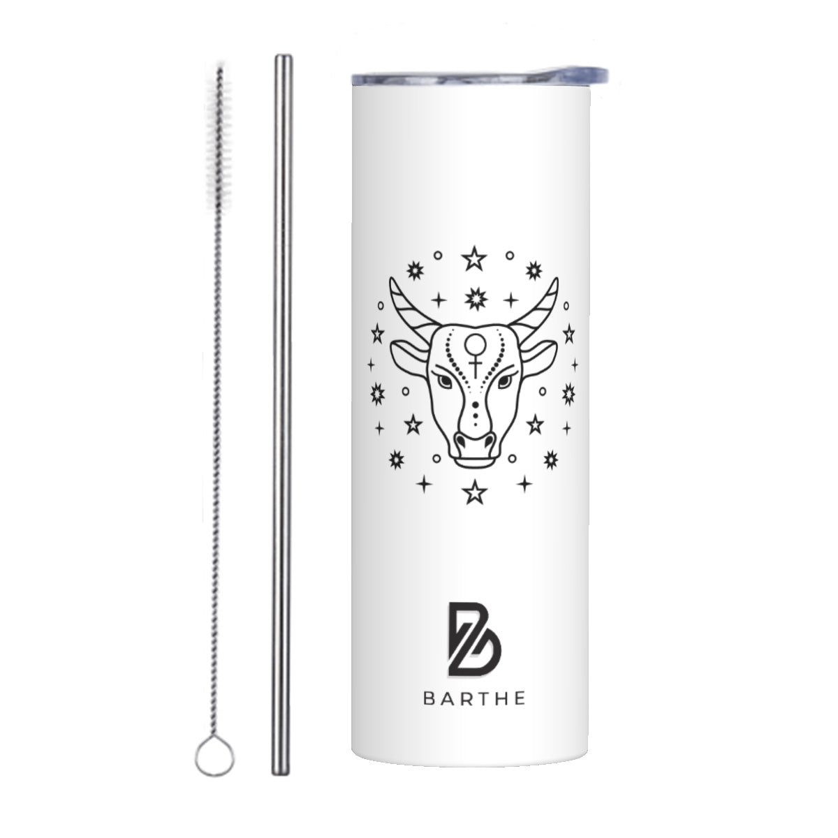 Taurus Zodiac Sign 20 OZ Straight Tumbler Stainless Steel